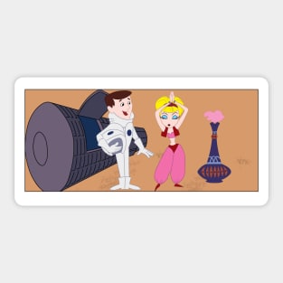 I Dream of Jeannie widescreen Sticker